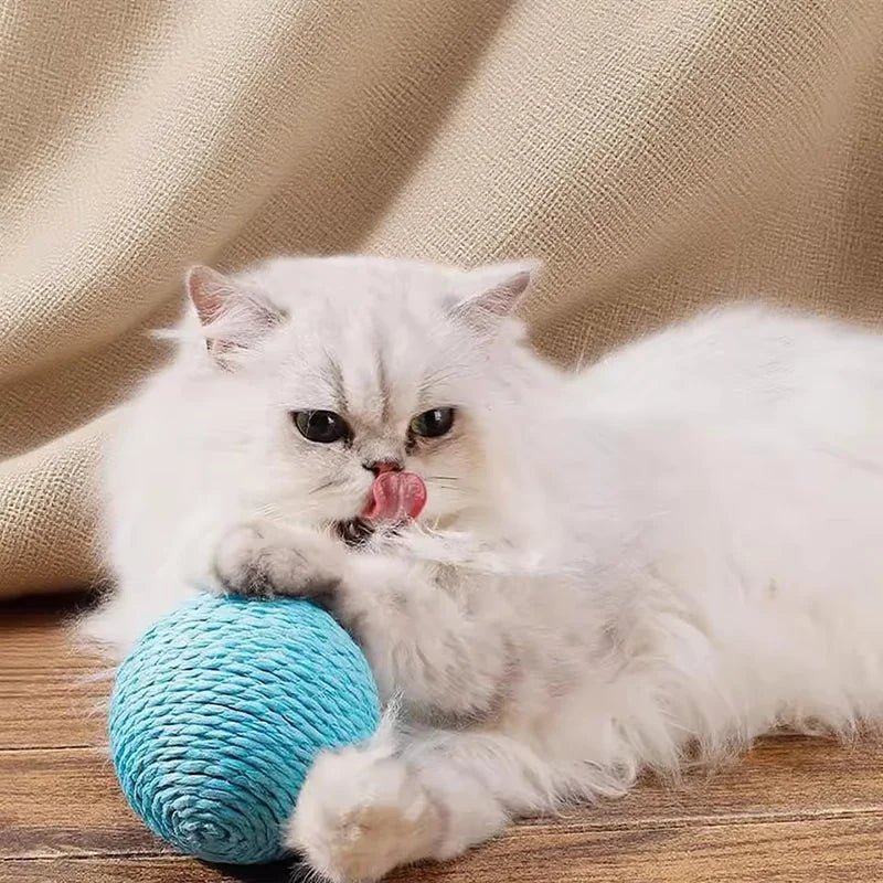 PawSome Essentials™ Cat Rope Ball with Bell Inside
