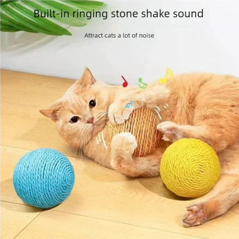 PawSome Essentials™ Cat Rope Ball with Bell Inside
