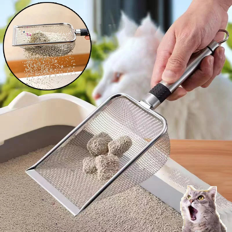 PawSome Essentials™ Aluminum Alloy Cat Litter Scoop