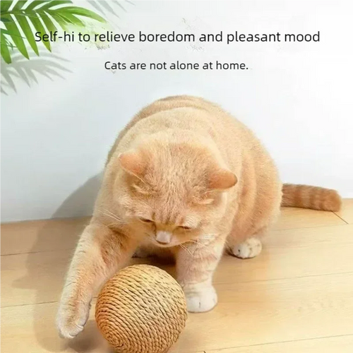 PawSome Essentials™ Cat Rope Ball with Bell Inside